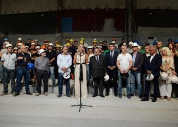 Avanzan las obras de remodelación y puesta en valor del Teatro Tronador