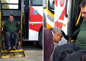 Comprobaron que los colectivos “no son aptos” para discapacitados