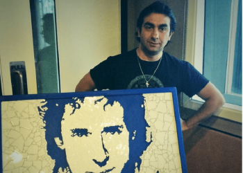 Mural de homenaje a Gustavo Cerati – Entrevista a Osky Di Biase