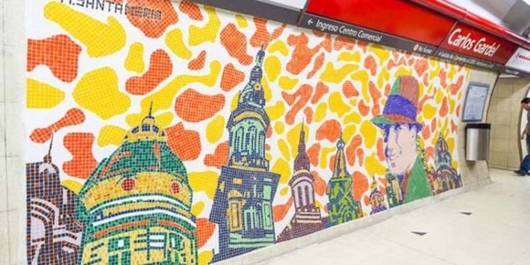 Galería de arte bajo tierra: buscan proteger los murales de varias estaciones de subte