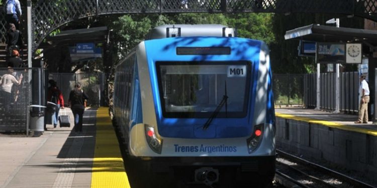 Después de la construcción del viaducto, electrificarán el tren San Martín