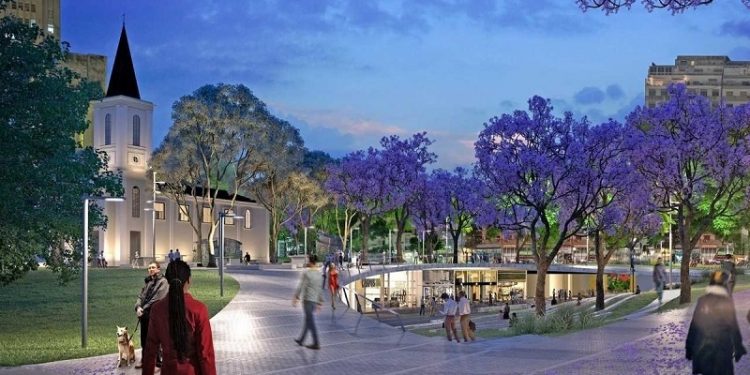 Plaza Houssay: hacen bares y restaurantes donde había un estacionamiento subterráneo