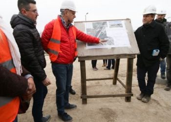 Grindetti y Moccia recorrieron una obra conjunta