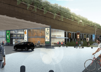 Instalarán baños públicos y comercios en los bajo autopistas