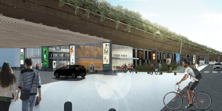 Instalarán baños públicos y comercios en los bajo autopistas