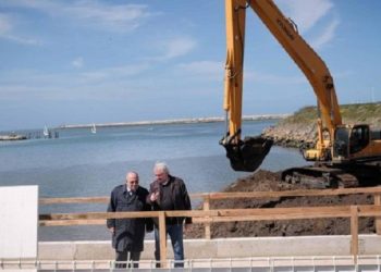 Desagüe pluvial Arroyo del Barco: ya se concretó el tendido de 629 metros del conducto principal