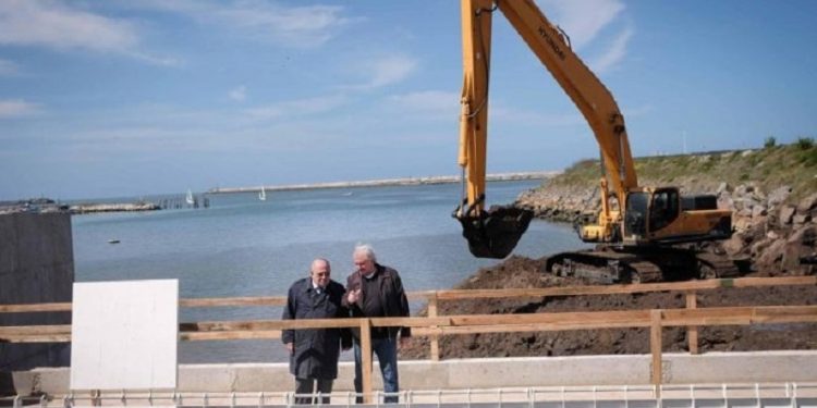 Desagüe pluvial Arroyo del Barco: ya se concretó el tendido de 629 metros del conducto principal