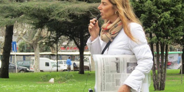 La reinauguración de la fuente de la Plaza Rocha de Mar del Plata – Entrevista a Costanza Addiechi