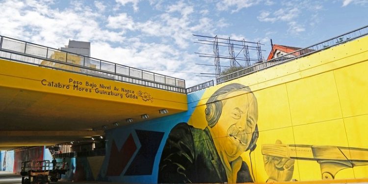 Inauguran el paso bajo nivel de Nazca, una obra clave para el tránsito en Villa del Parque