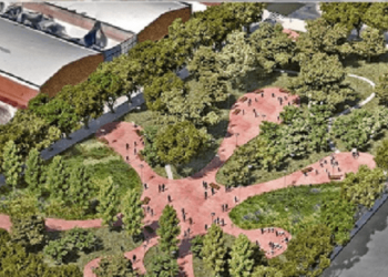 Empezó la construcción de la Plaza Clemente, el espacio verde que ganaron los vecinos