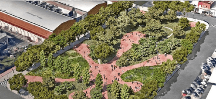 Empezó la construcción de la Plaza Clemente, el espacio verde que ganaron los vecinos