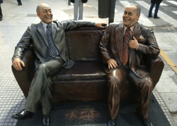 Olmedo y Portal regresan a la calle Corrientes