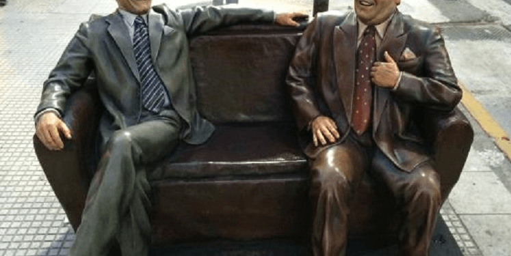 Olmedo y Portal regresan a la calle Corrientes