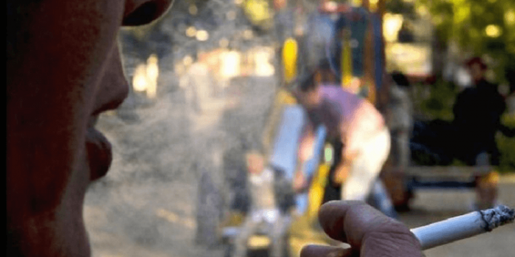 No se podrá fumar en parques y plazas donde juegan niños