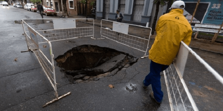 Cifra récord de accidentes por el mal estado de las calles