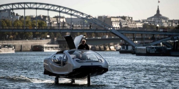 París tendrá taxis acuáticos “voladores” en el río Sena en 2020