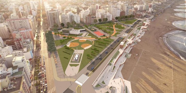 Comienza la puesta en valor y remodelación de Plaza España y el Paseo Costanero