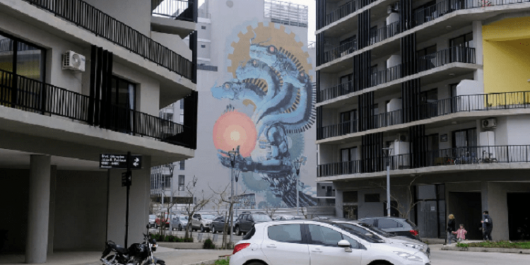 Vivir en el Barrio Olímpico: un gigante que se llena de a poco