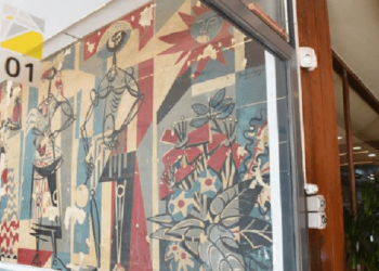 Un mural de Vanzo en la Galería Rosario está a punto de desaparecer