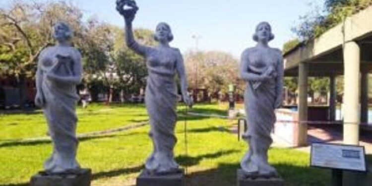 Las tres ninfas de Saladillo volvieron a su barrio
