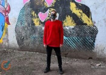 Pintura, amor y fútbol: el carrousel de emociones de un muralista rosarino