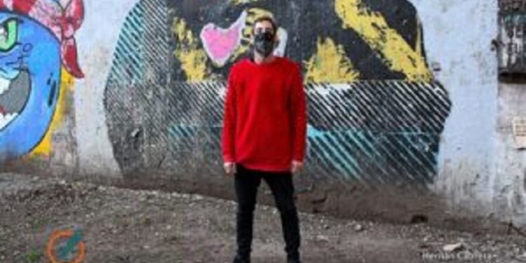 Pintura, amor y fútbol: el carrousel de emociones de un muralista rosarino