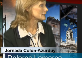 Jornada sobre los Monumentos de Colón y Azurduy – Entrevista a Dolores Lamarca