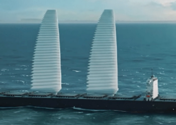 Velas hinchables en buques de carga para reducir las emisiones