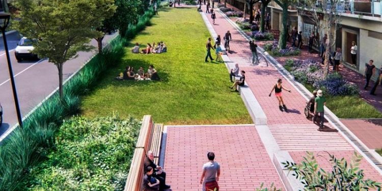 Crearán un parque lineal sobre la avenida Honorio Pueyrredón