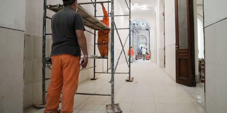 Obras y mejoras en la Casa Rosada