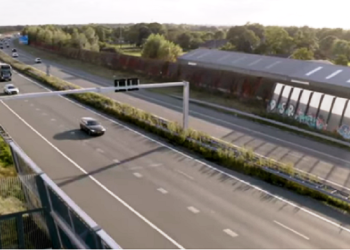 Barreras que disminuyen el sonido de la circulación y generan energía ‘verde’