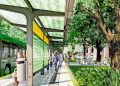 Avanzan las obras para extender el Metrobus del Bajo en el sur porteño