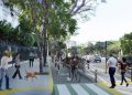 Avanza la transformación de Libertador en una “calle compartida”