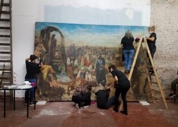 El cuadro La Yerra llegó al Museo Julio Marc 60 años después de su donación