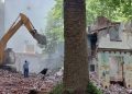 Avanza la demolición del hotel Lafayette