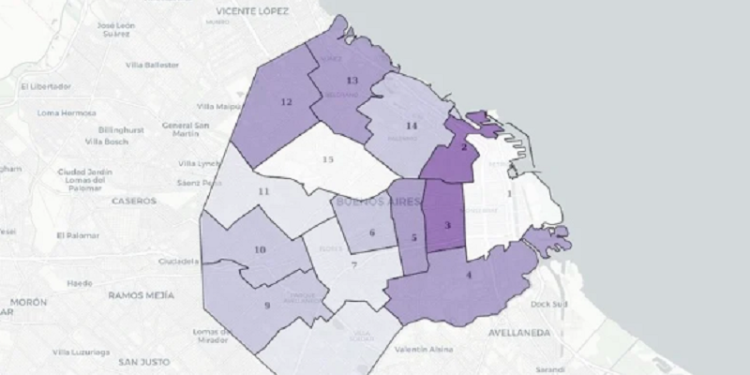 Presentan un mapa de la Ciudad con datos de infraestructura y calidad de vida