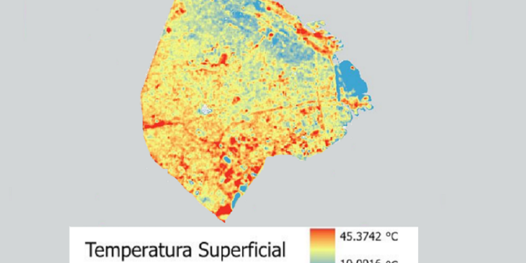 Variaciones de hasta 20° entre distintos barrios de Buenos Aires