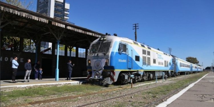 Viaje de prueba de Cañada de Gómez a Rosario Norte