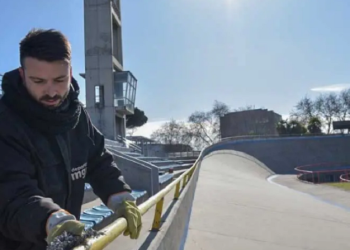 Realizan arreglos integrales en el Velódromo Municipal