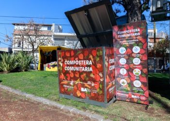 La Ciudad instaló composteras comunitarias en Puntos Verdes de las 15 comunas
