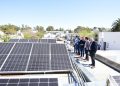 Presentaron la primera estación de servicio con energía solar en La Plata