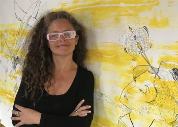La artista rosarina Laura Capdevilla expone sus pinturas en Buenos Aires