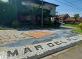 La casa que con su vereda homenajea a Mar del Plata a través del arte