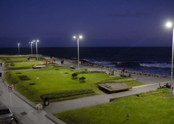 Nuevo sistema lumínico led en el Paseo Punta Iglesia