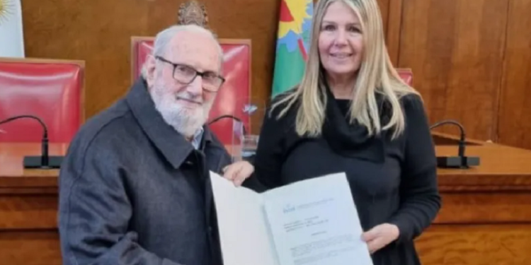 El arquitecto Héctor De Schant fue declarado “Vecino Destacado”