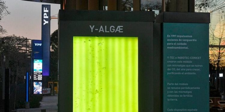 Árboles líquidos que absorben CO2