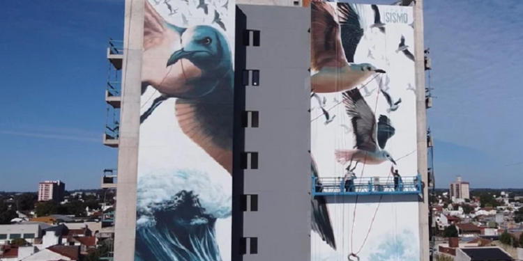 Un mural marplatense fue elegido como “el mejor del mundo”
