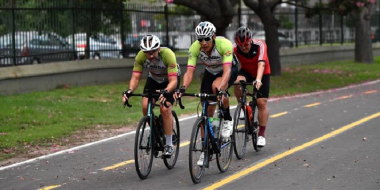 Ya funciona la pista de ciclismo del Parque Sarmiento