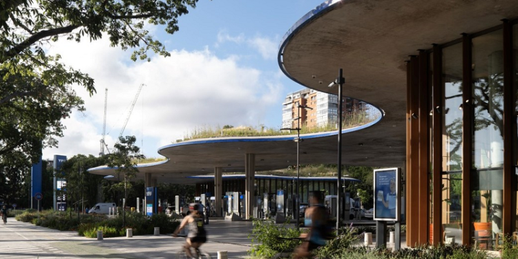 Nueva YPF Echeverría, de los estudios RDR arquitectos, Emmer y Bulla