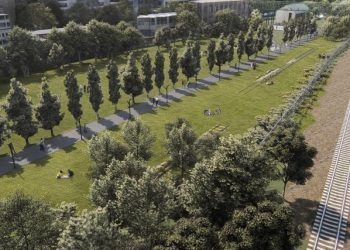 Nuevo parque en viejos terrenos ferroviarios de Colegiales